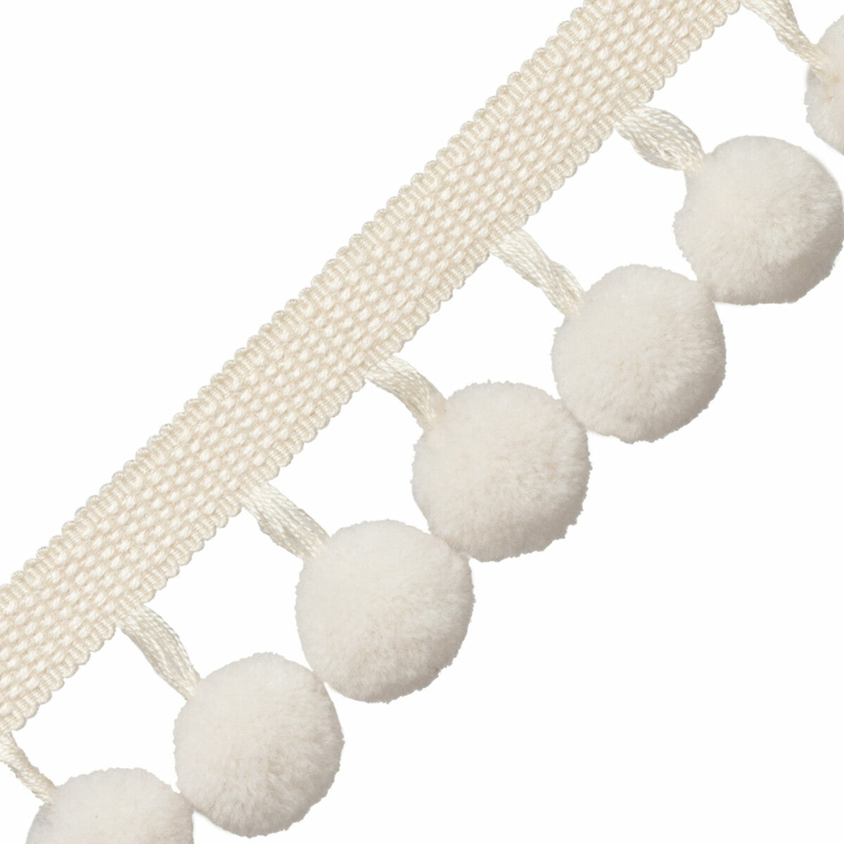 Dolce Pom Pom Woven Fringe - Samuel & Sons, 05 PIÑA COLADA