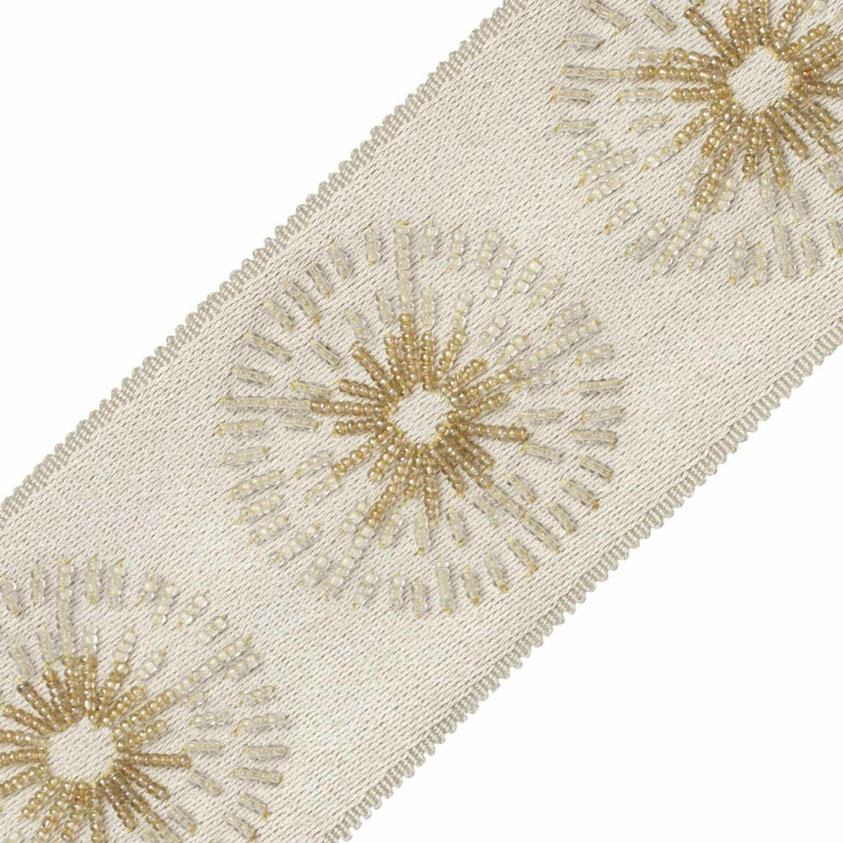 2.75″ Halo Beaded Border – Topaz