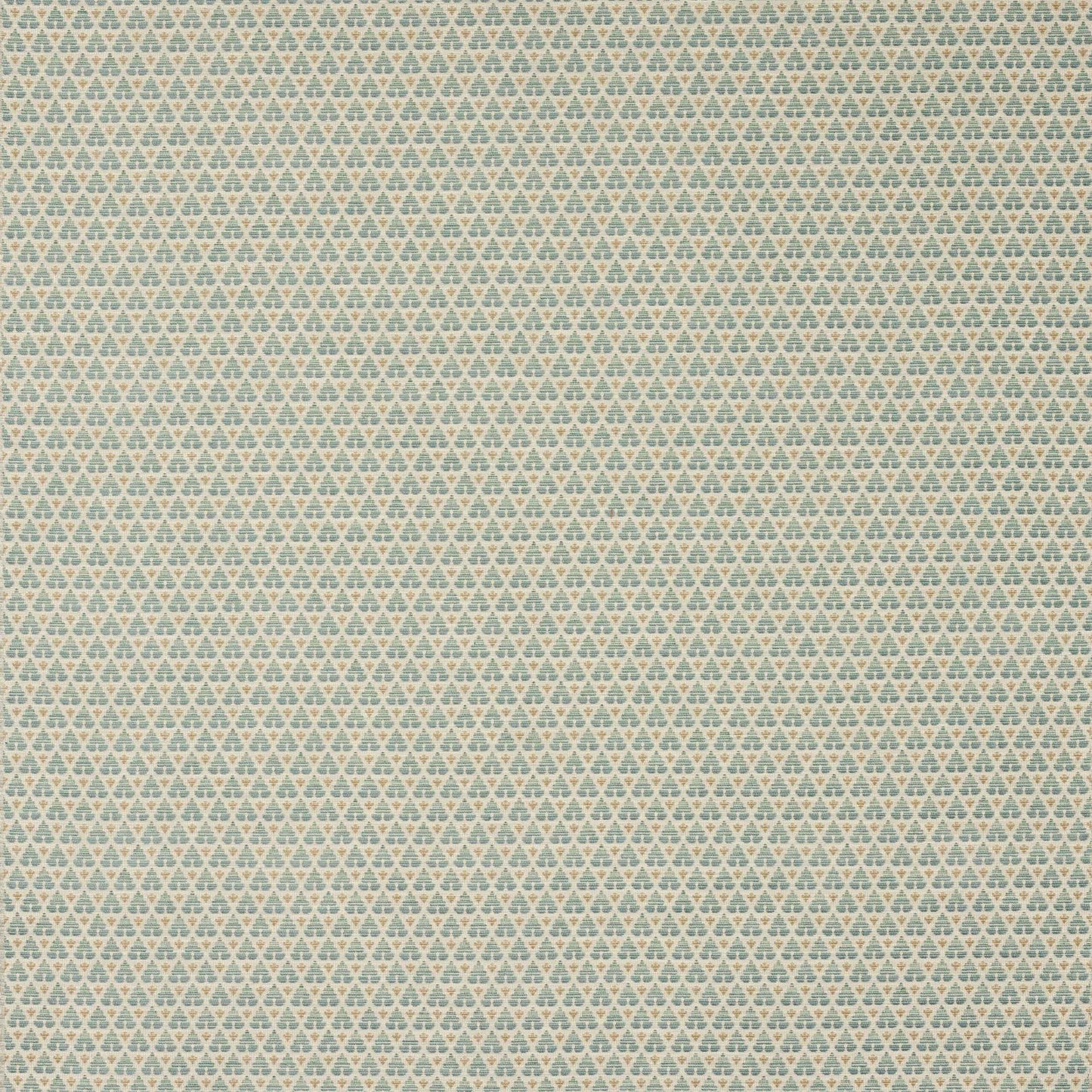 Woodberry Aqua Woven Geometric Fabric – 54.75" Wide Upholstery Material by Cowtan and Tout