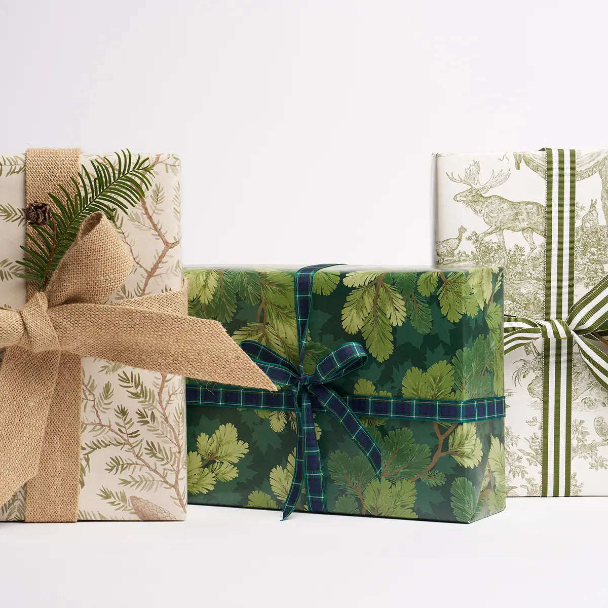 Western Toile Wrapping Paper Sheet
