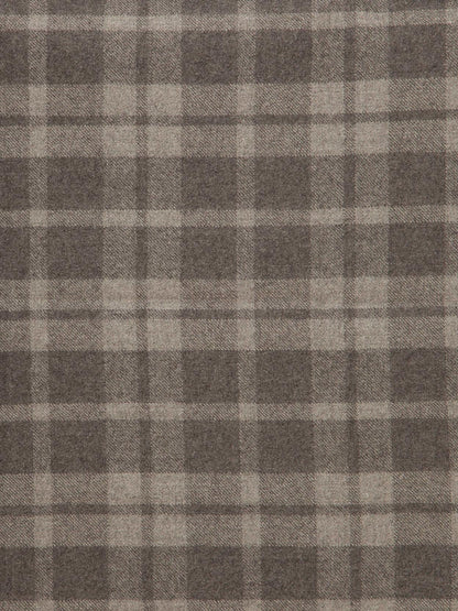 Wool Check Fabric – Brummell Gingham & Tattersall for Upholstery & Drapery, Trouser Grey