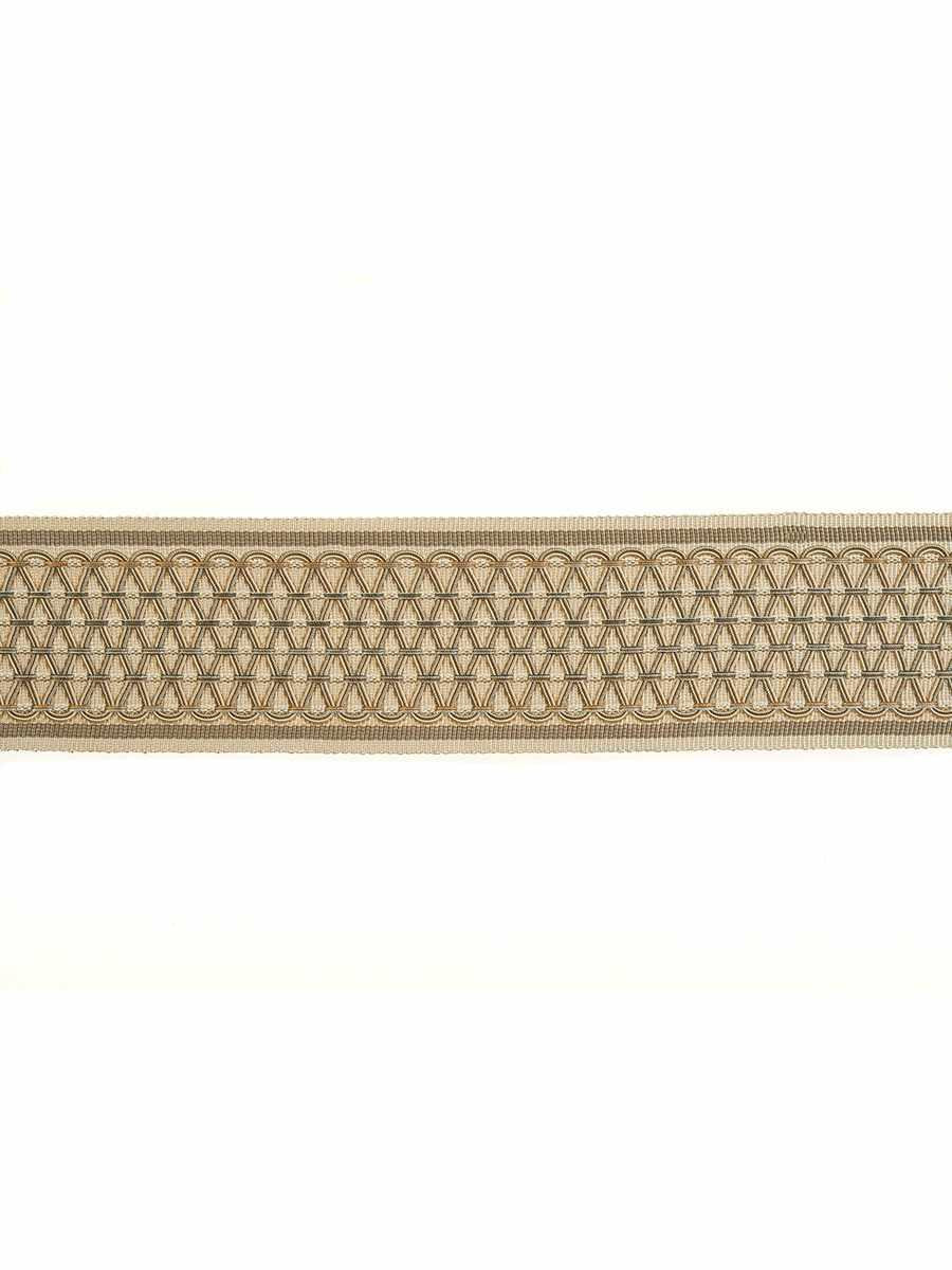 Carafe Tape – Decorative Border Tape, Taupe / Tan, Linen