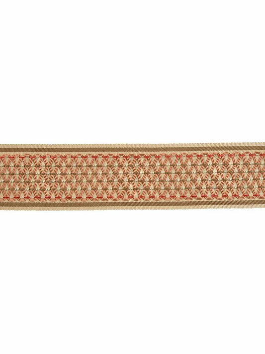 Carafe Tape – Decorative Border Tape, Taupe / Tan, Linen, Pink