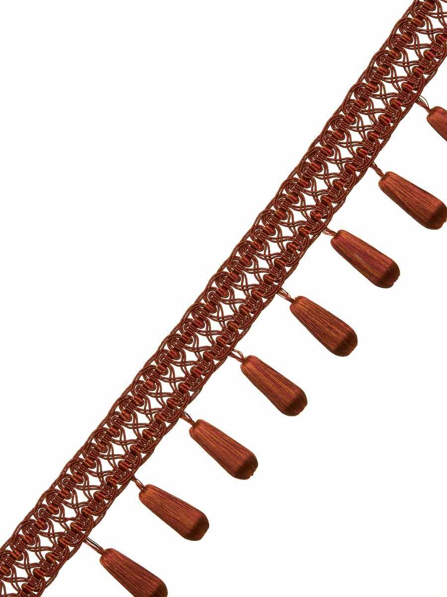 Trousseau Tape – Beaded Tassel Fringe Trim, Pink