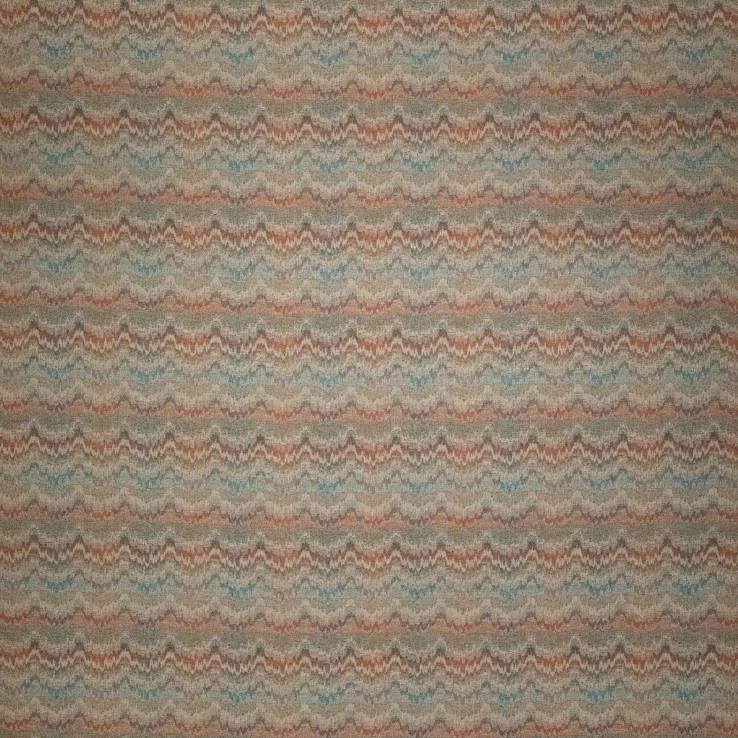 Flamina Rose Teal Woven Upholstery Fabric – 61.25" Wide Wool Linen Blend by Cowtan & Tout