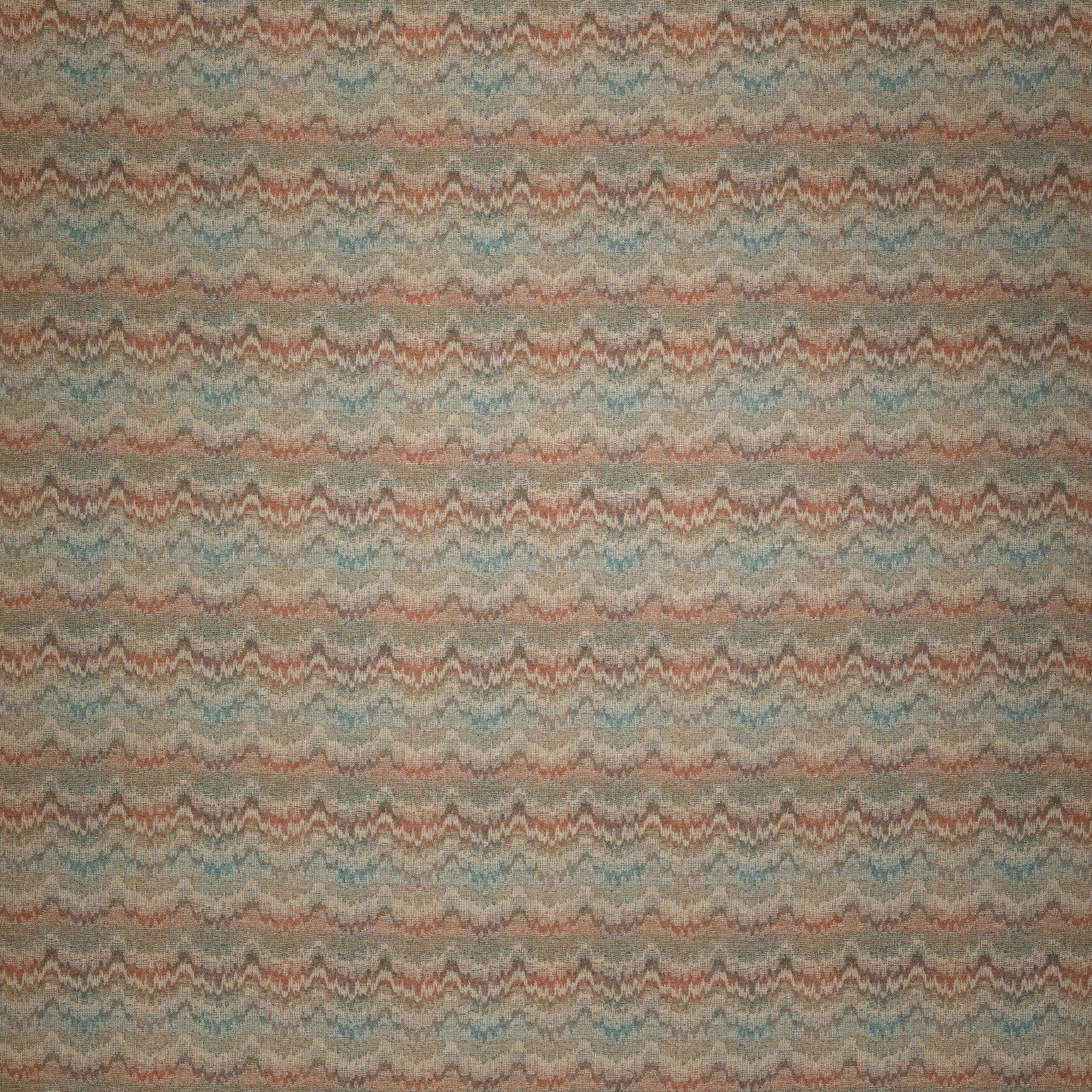 Flamina Rose Teal Woven Upholstery Fabric – 61.25" Wide Wool Linen Blend by Cowtan & Tout