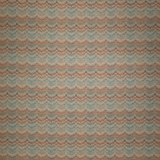 Flamina Rose Teal Woven Upholstery Fabric – 61.25" Wide Wool Linen Blend by Cowtan & Tout