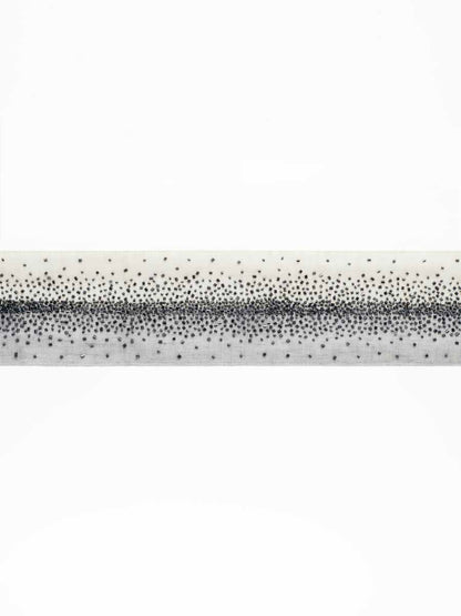 Intersperse Trim – Beaded Linen-Blend Border Tape, Grey-2