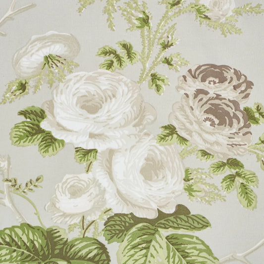 Salisbury Chintz Fabric – Hand-Screen Printed Floral Cotton (54” Width)