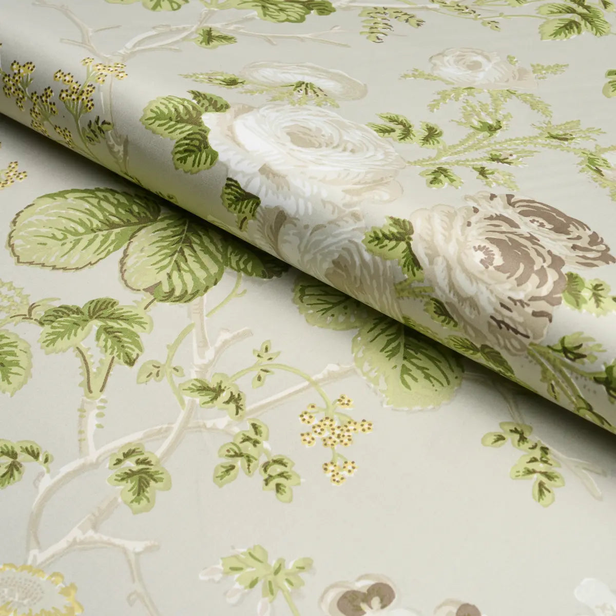 Salisbury Chintz Fabric – Hand-Screen Printed Floral Cotton (54” Width)