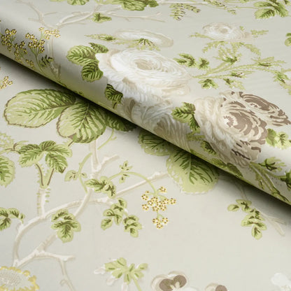 Salisbury Chintz Fabric – Hand-Screen Printed Floral Cotton (54” Width)