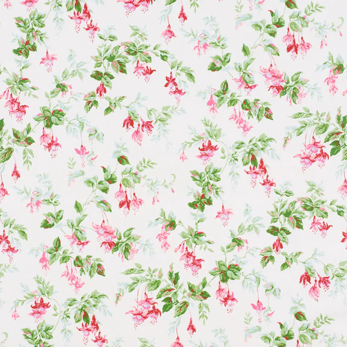 Garden Gate Chintz Fabric – Painterly Floral Cotton (54” Width)