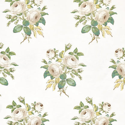 Loudon Rose Fabric – Romantic Painterly Cotton Rose Bouquet (54” Width)