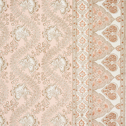 Tombay Fabric – Vintage-Inspired Vine Stripe 100% Cotton, Blush