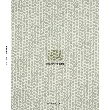 Olive Fabric – 100% Cotton Leaf Pattern by Rita Konig