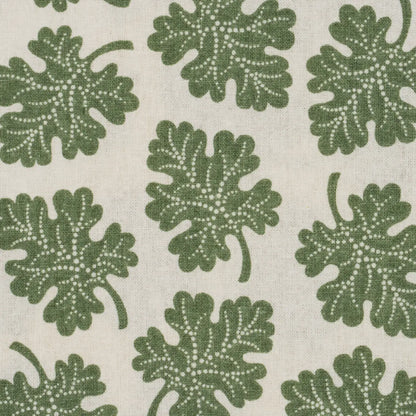 Olive Fabric – 100% Cotton Leaf Pattern by Rita Konig
