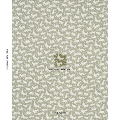 Cottontails Fabric – Belgian Cotton-Linen with Woodland Rabbit Pattern