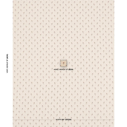 Holden Hand-Print Fabric – 100% Cotton Acorn Lattice Pattern
