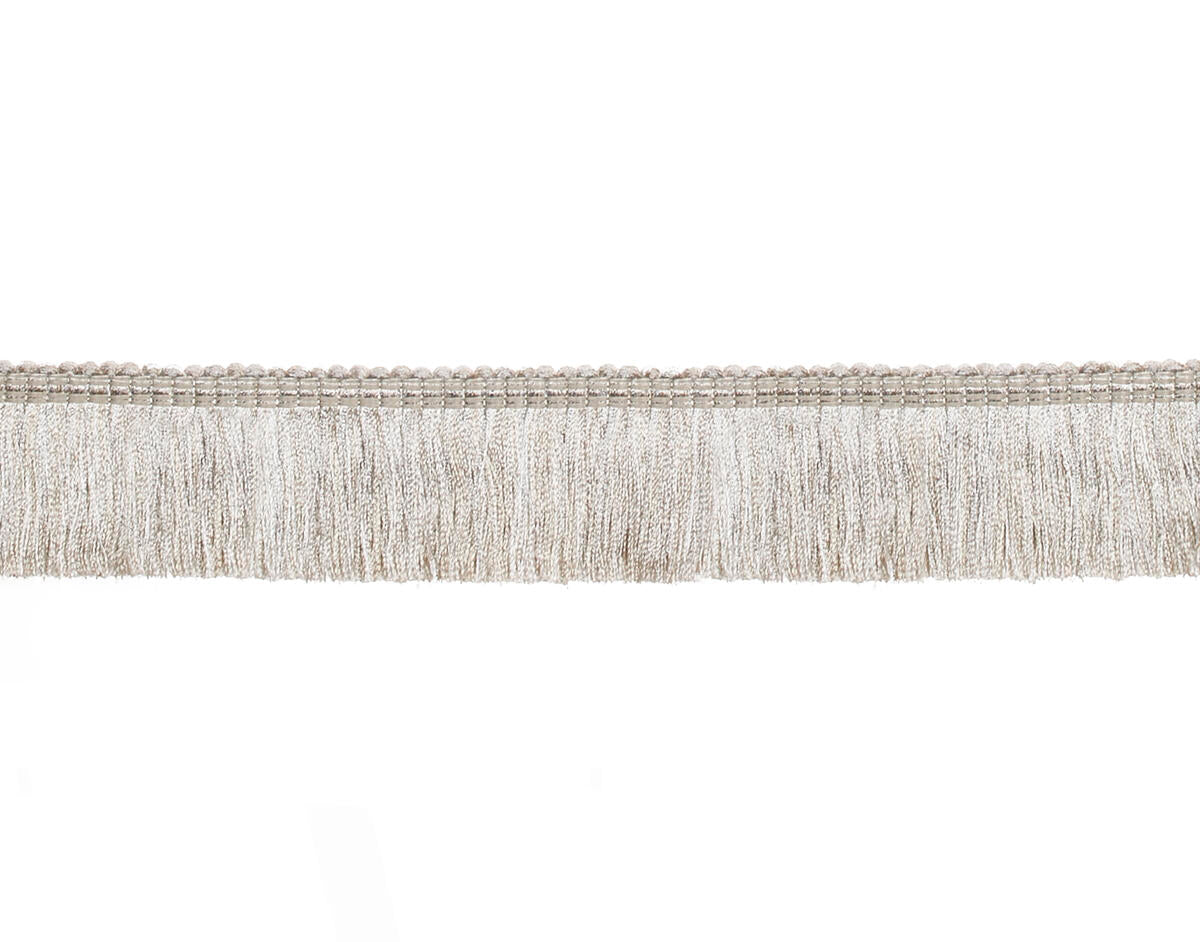 Balducci Mineral Trim – Brush Fringe Accent Tape, Grey