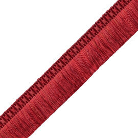 1″ Delicat Silk Moss Fringe, 119 POPPY