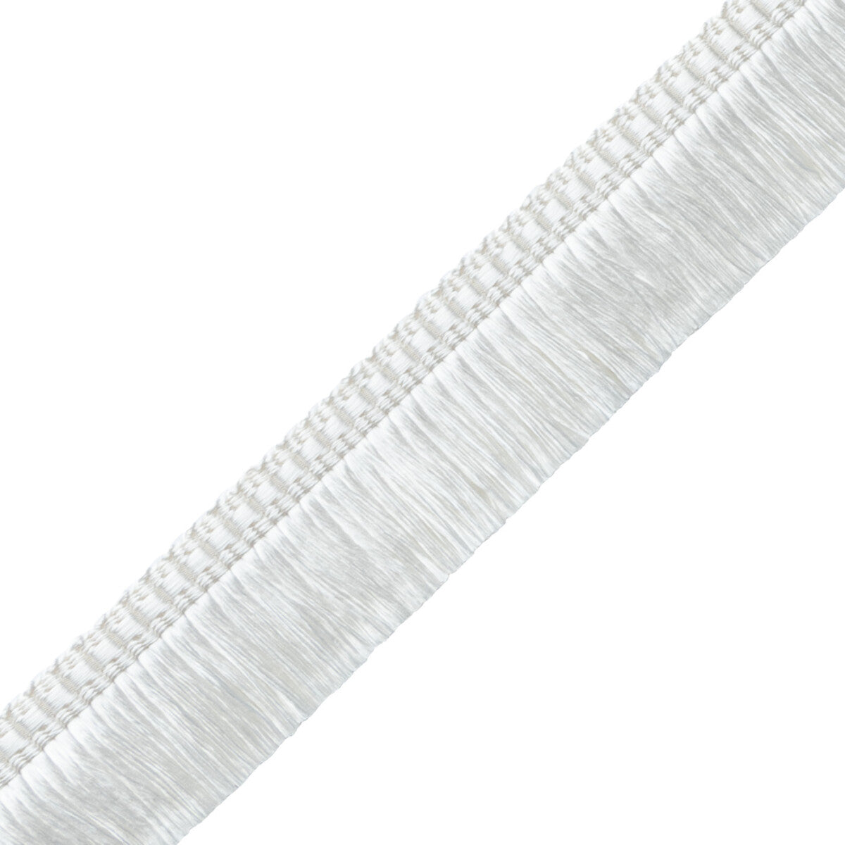 1″ Delicat Silk Moss Fringe, 19 WHITE