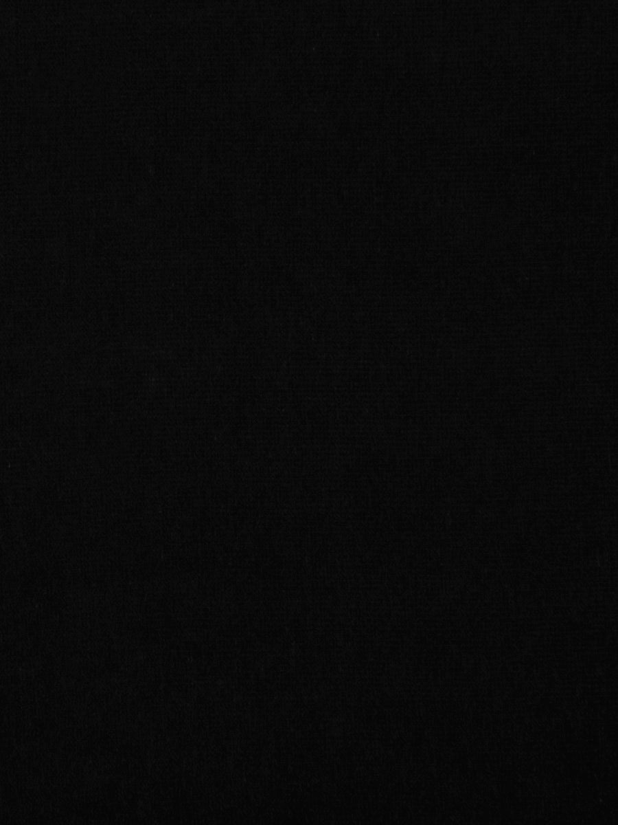 Rivoli Velvet – Luxury Solid Velvet Fabric, Black