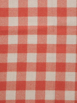 Wool Check Fabric – Dandy Collection Gingham for Upholstery & Drapery, Coral / Grey
BEAU - Wool Check Fabric