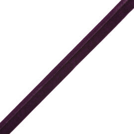 ¼″ Swiss Velvet Piping, 581 PLUM