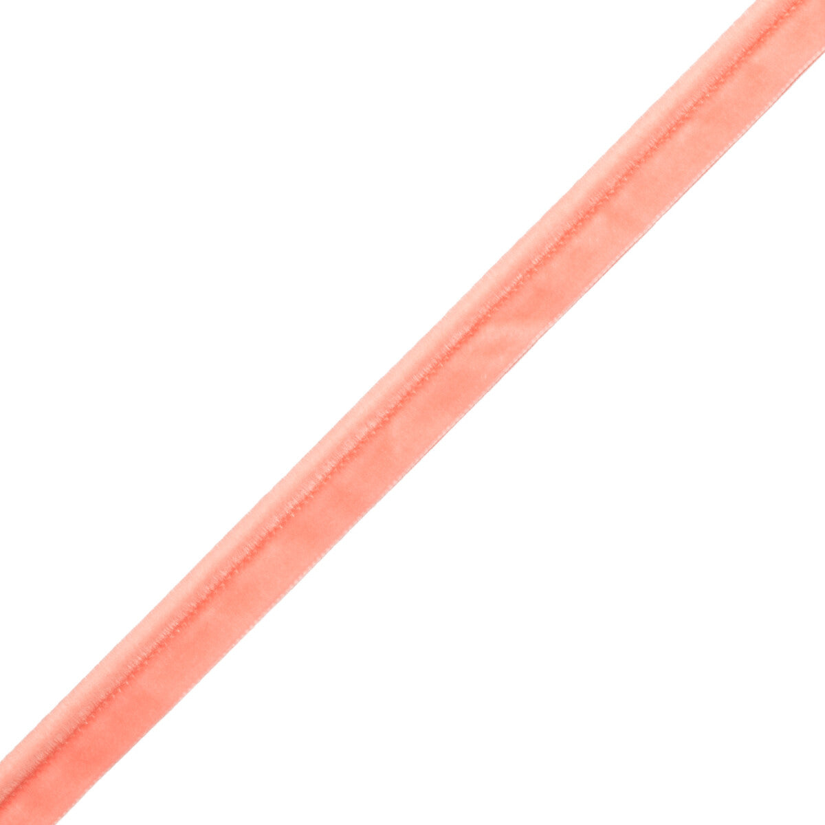 ¼″ Swiss Velvet Piping, 618 CORAL