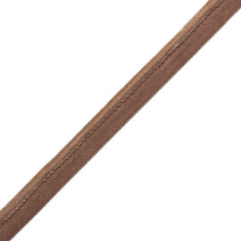 ¼″ Swiss Velvet Piping, 636 CAFE