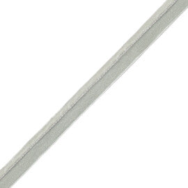 ¼″ Swiss Velvet Piping, 702 SILVER