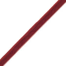 ¼″ Swiss Velvet Piping, 706 RUSSET