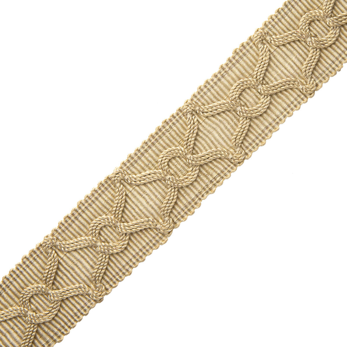 2″ Oberon Braid – White-Gold, 04 WHITE GOLD