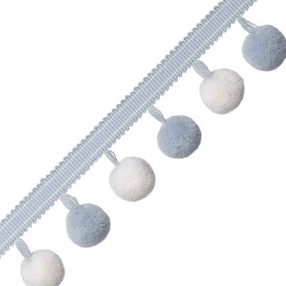 1.65″ Cirque Pom Pom Fringe, 27 BLUETTE