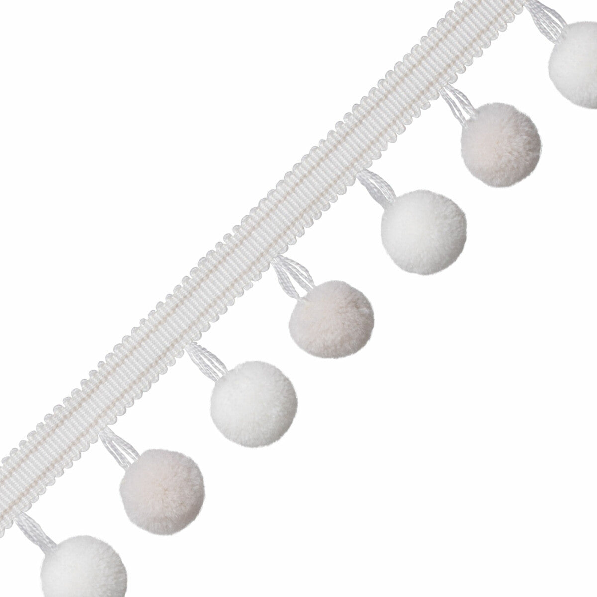 1.65″ Cirque Pom Pom Fringe, 37 CHALK