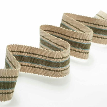 Didion Trim – Textured Linen-Blend Border Tape