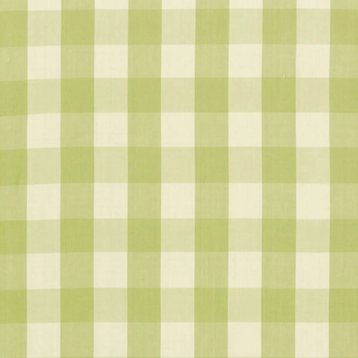 Camden Cotton Check Fabric – Classic Buffalo Check 100% Cotton, Sage
