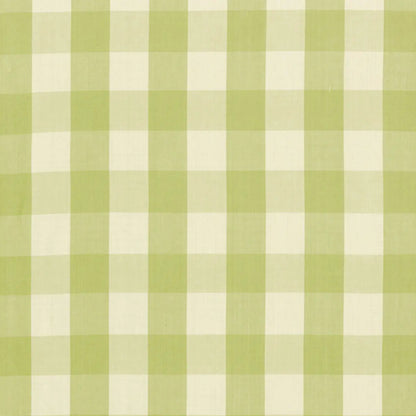 Camden Cotton Check Fabric – Classic Buffalo Check 100% Cotton, Sage