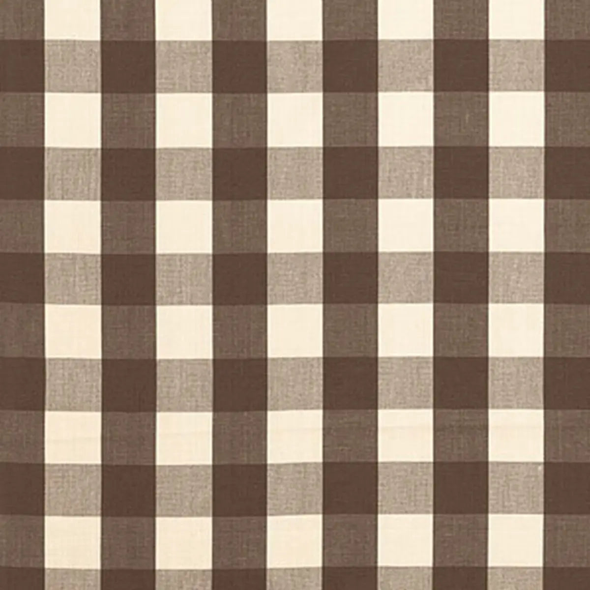 Camden Cotton Check Fabric – Classic Buffalo Check 100% Cotton, Java