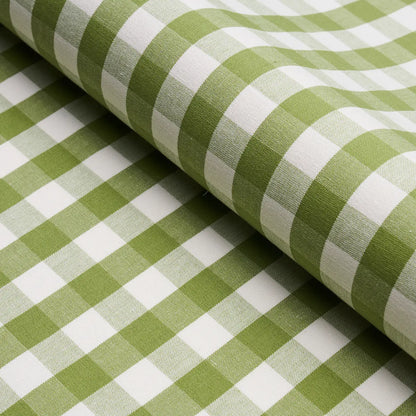 Elton Cotton Check Fabric – Small-Scale 100% Cotton