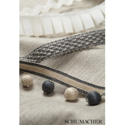 Colette Pleated Ruche Trim – Tailored Linen Accent
