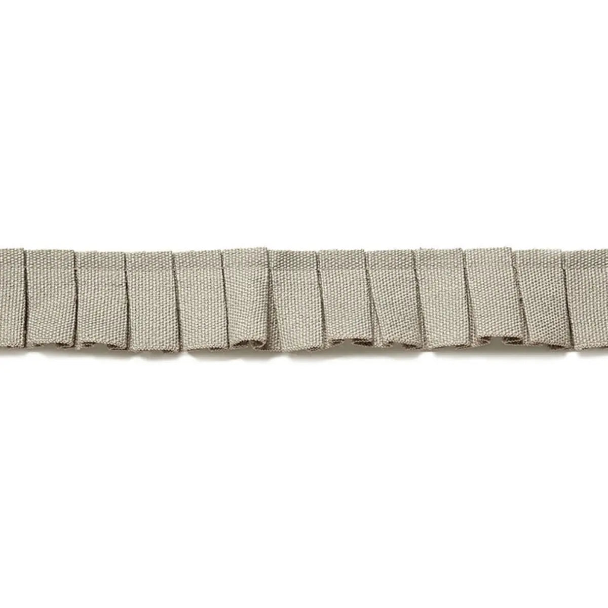 Colette Pleated Ruche Trim – Tailored Linen Accent, Greige