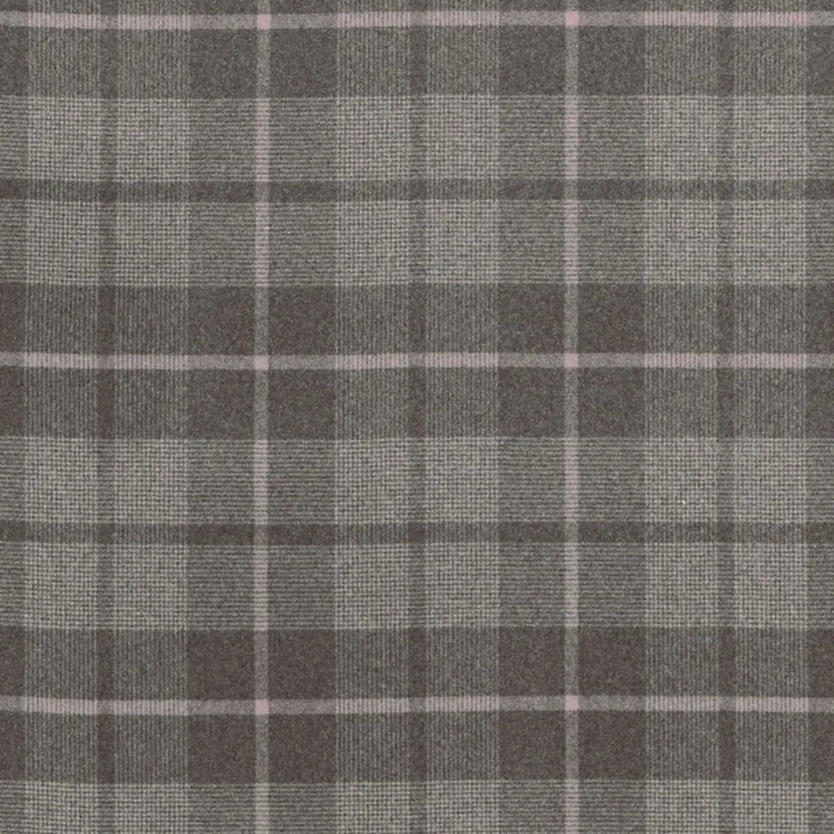 Montana Wool Plaid Fabric – Oxford Grey Houndstooth Check, Oxford Grey