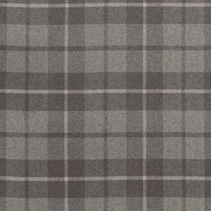 Montana Wool Plaid Fabric – Oxford Grey Houndstooth Check, Oxford Grey