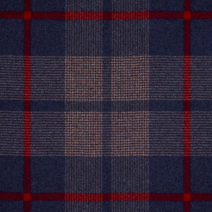 Montana Wool Plaid Fabric – Oxford Grey Houndstooth Check