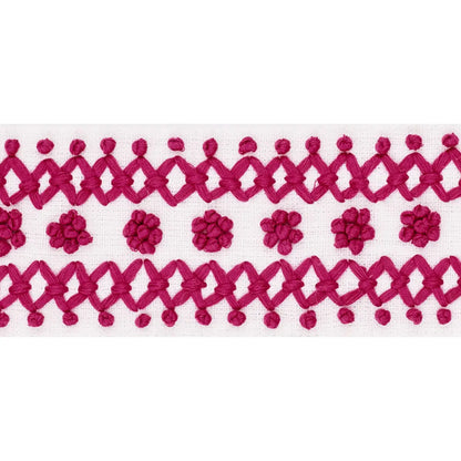 Sunnyvale Tape – Decorative Linen-Blend Trim, Pink