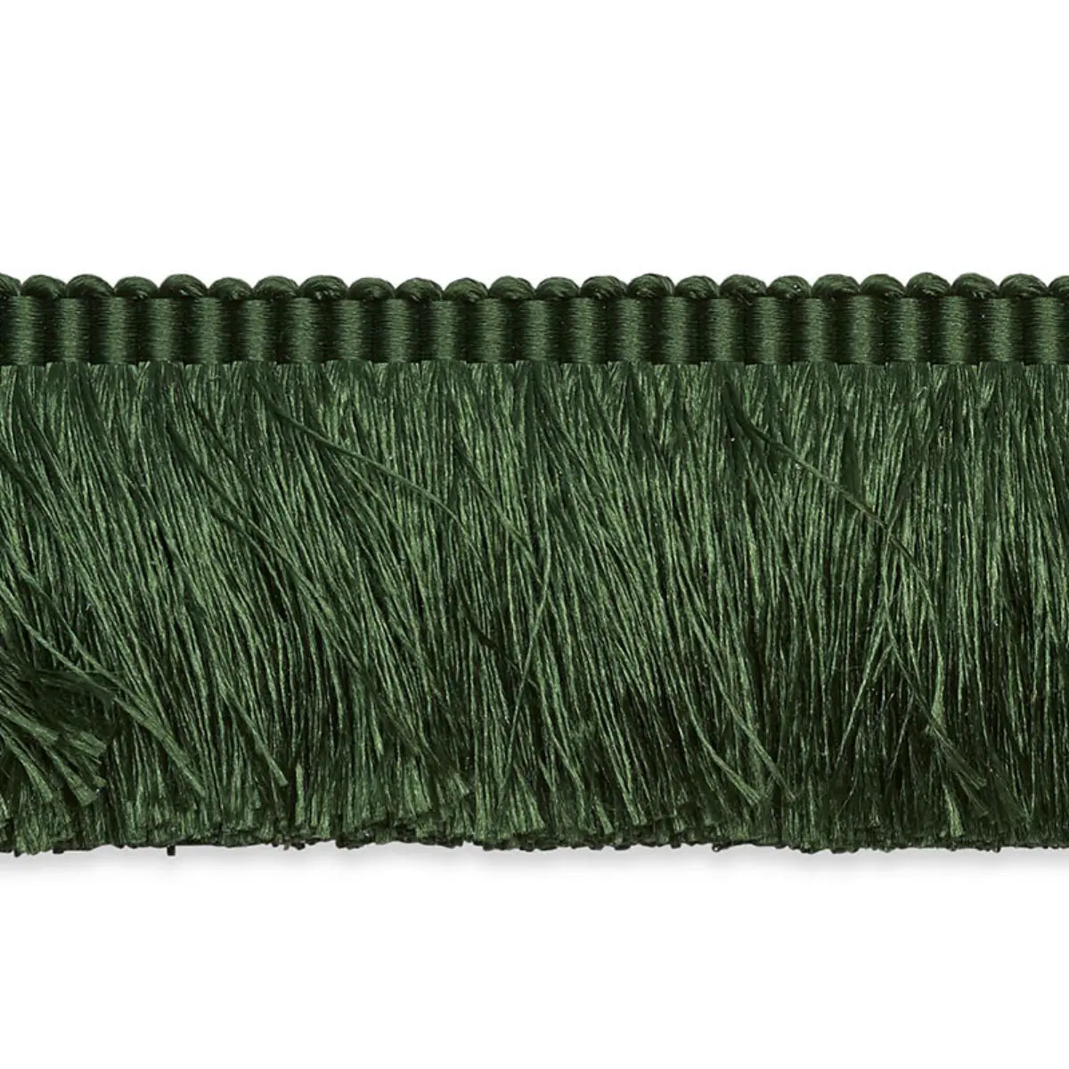Francois Silk Brush Fringe – Luxe Brush Fringe Trim, Emerald