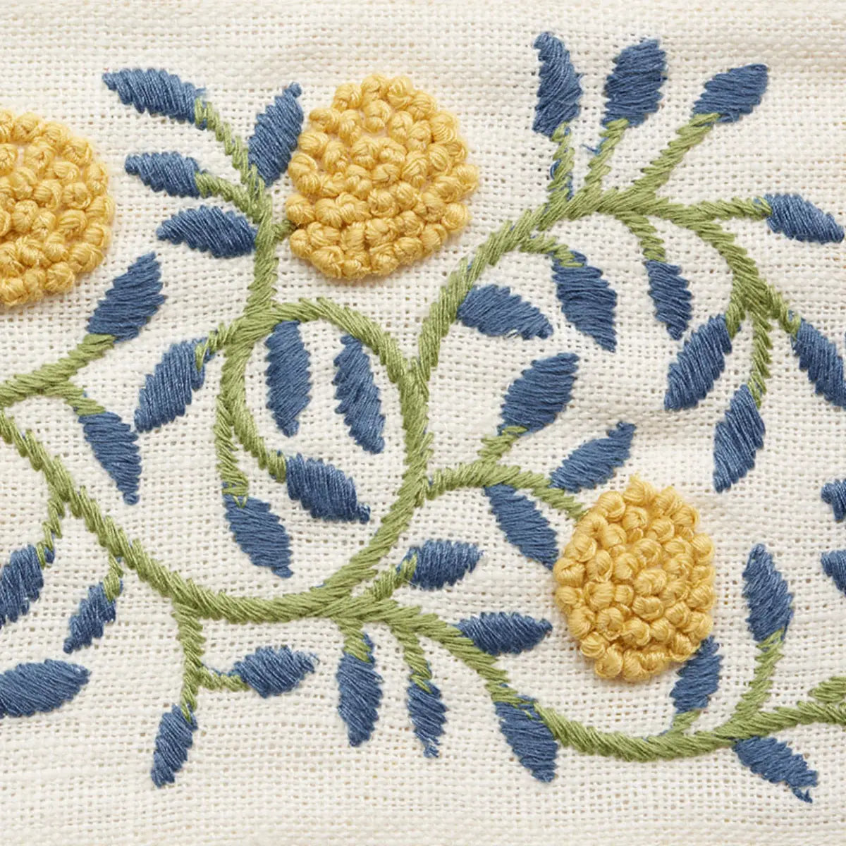 Ashoka Tape – Winding Embroidered Floral Trim