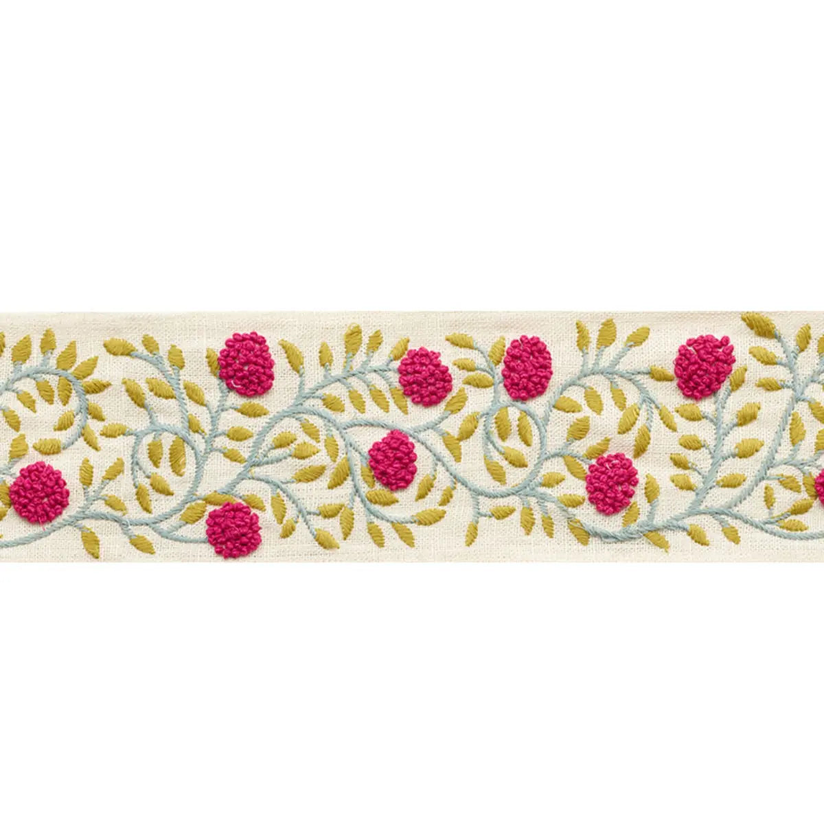 Ashoka Tape – Winding Embroidered Floral Trim