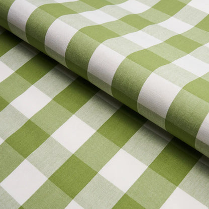 Camden Cotton Check Fabric – Classic Buffalo Check 100% Cotton